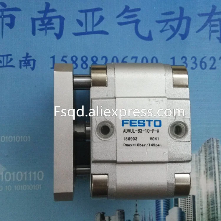 ADVUL-63-10-P-A Festo Компактный цилиндр с перегородкой пневматический цилиндр