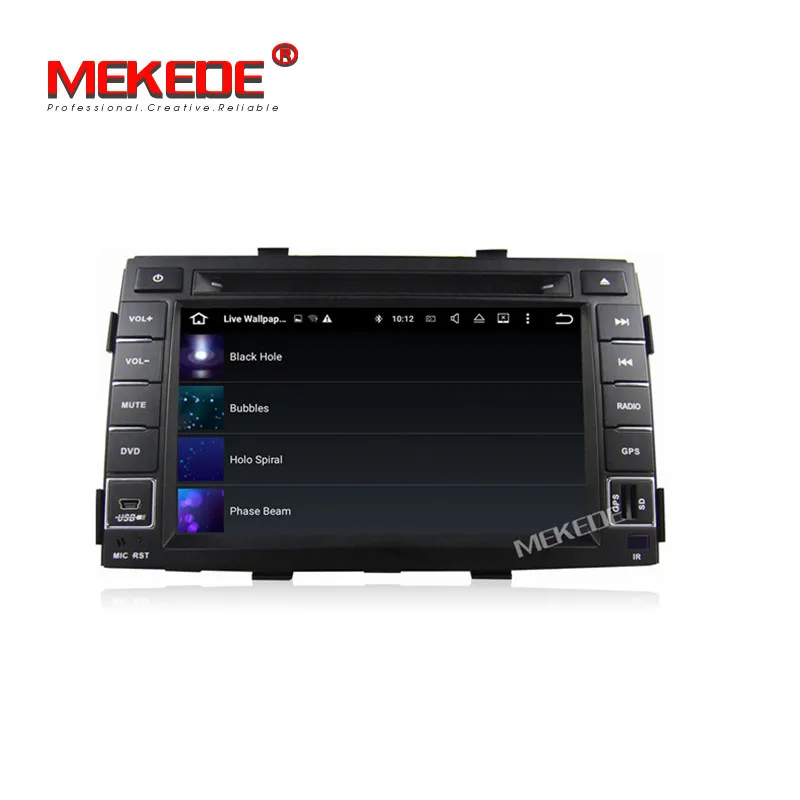 Sale MEKEDE Quad core 2GB RAM Android7.1 Car GPS DVD player for kia Sorento 2009 2010 2011 2012 inlcuding 4G LTE wifi BT Radio Audio 4