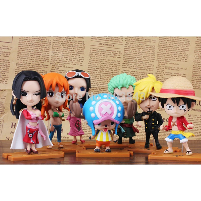 Хороший ПВХ 10 видов стилей большая палуба собрать один кусок фигурку Luffy Nami Usopp