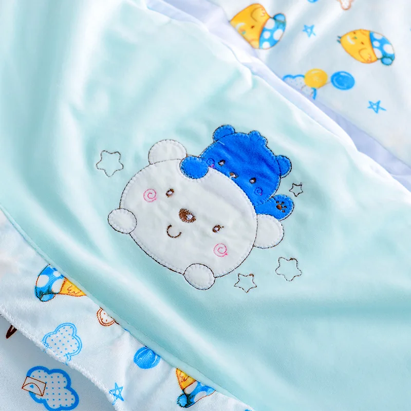Зимний спальный мешок для малышей, хлопок, конверт для новорожденных, Мультифункциональный спальный мешок для детской коляски, 80*45 см