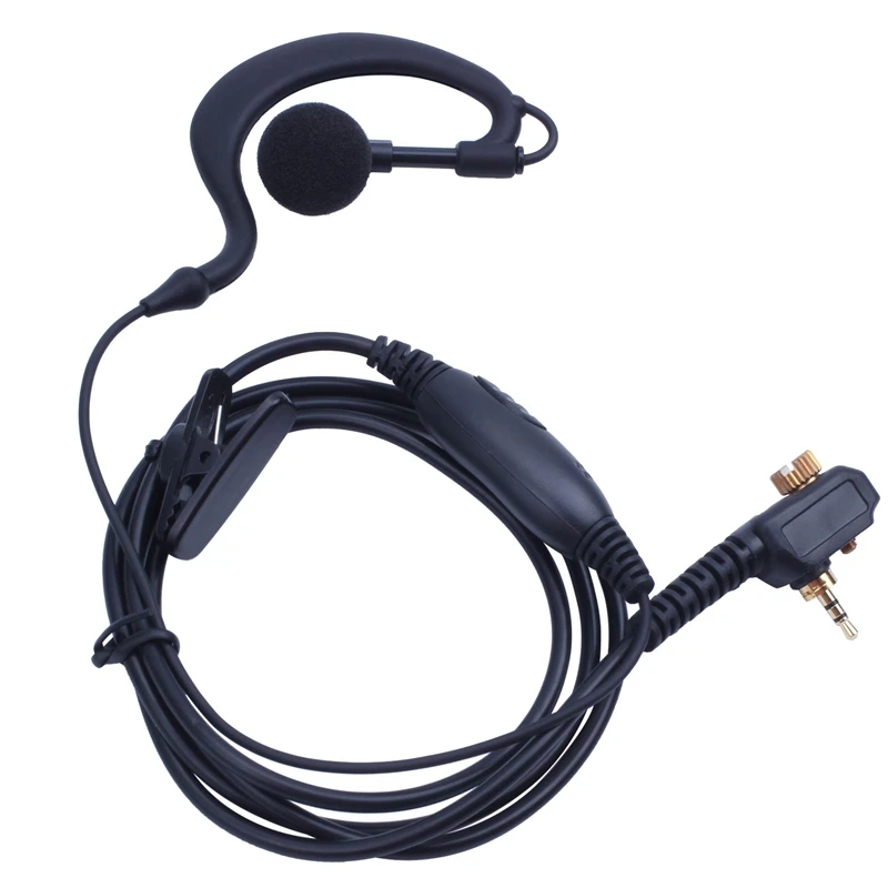 

FBI Police Earpiece PTT Headset Mic for Motorola Tetra Two Way Radio MTH800 MTP850 MTH600 MTH650 MTH850 MTS850 Walkie Talkie #8