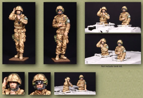 

1/35 Resin Figure Building Kit Modern U.S Tank crew