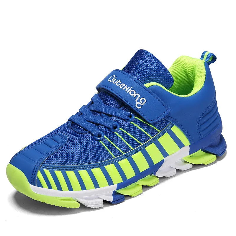 

Children's sports shoes 2019 spring and autumn new boys and girls mesh face big children students running flat non-slip shoes