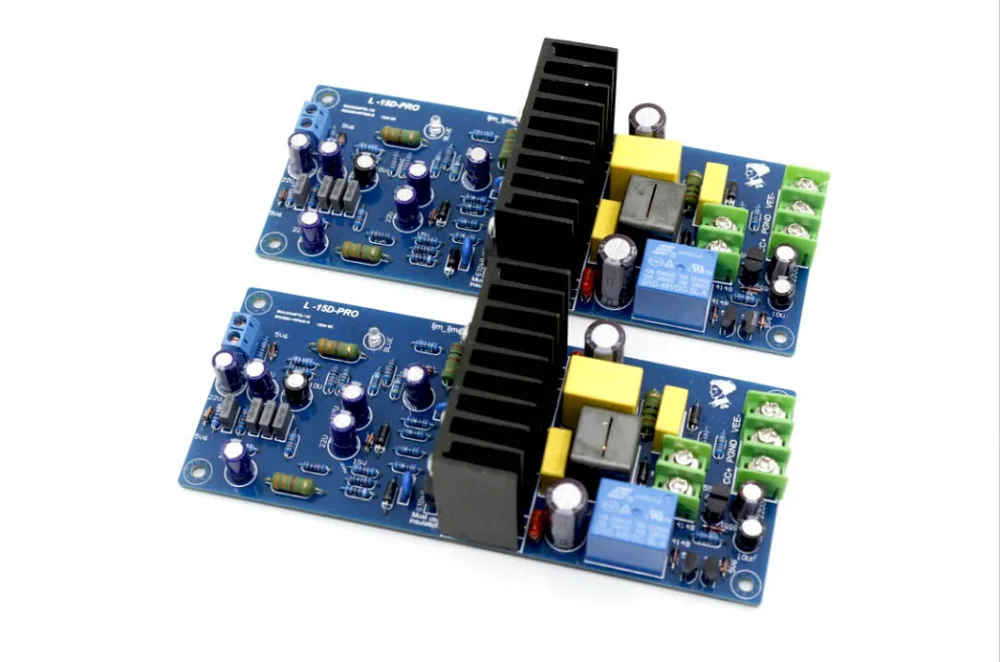

L15D-Pro Stero Power Amplifier Kit / board IRS2092 IRFB4019 With Speaker Protection (2 channel)