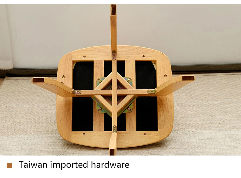 Современный китайский бытовой стул из твердой древесины многофункциональный стабильный компьютерный стул с подлокотником кухонный стул вращается деревянный стул