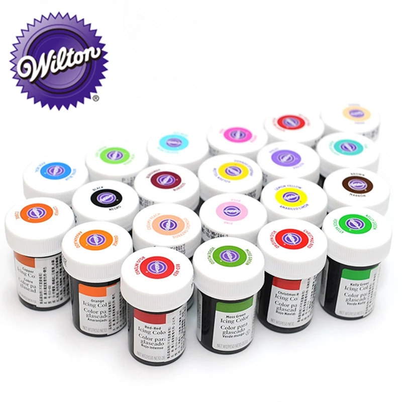 Wilton Food Coloring Icing Colors Gel based 1 Piece 1 Oz Edible making-brown-frosting