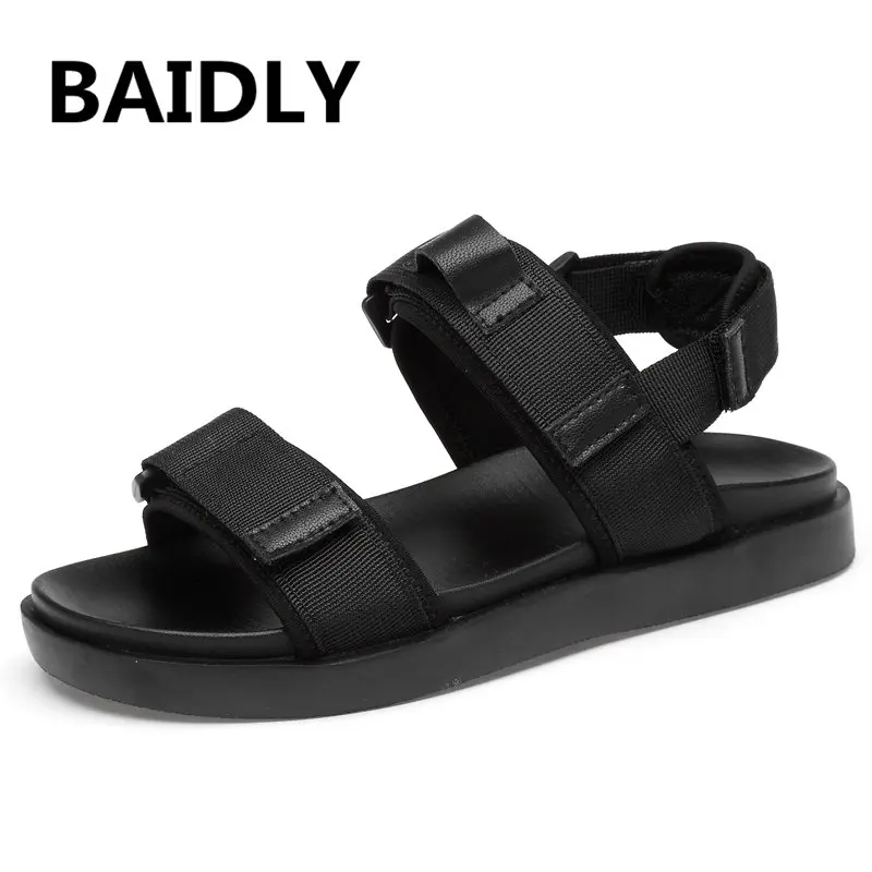 

Men Summer Sandals Fashion Flat Sandals for Men High Quality Men Beach Sandals Shoes Male Water Shoes Big Size