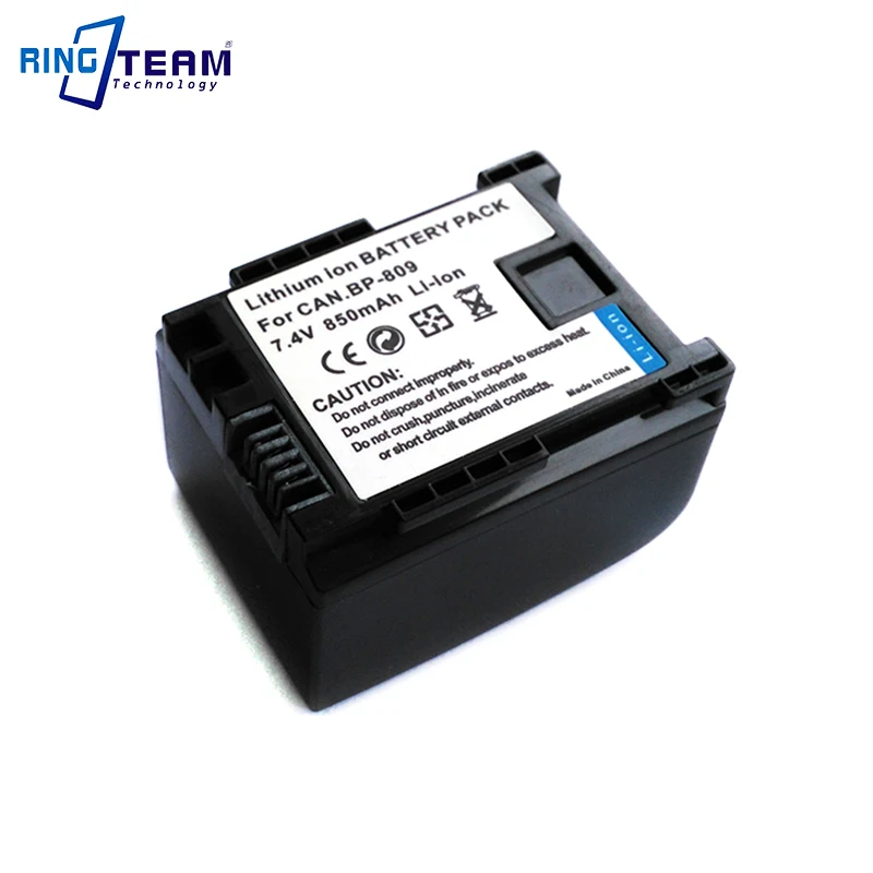 Bp809 Bp-809 Batterie Per Foto/Videocamera Per Canon Camcoder Digitale Legria Hf S30 G10 M30 M31 M32 Ivis Hf10 Hf11 Hf20 Hf200 Legria Hf M306 M36