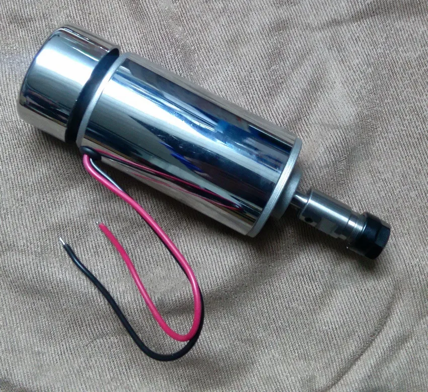 

CNC motor spindle chuck 400 W DC 12V-48V ER11 cnc collet spindle 0.4kw air cooling engraving machine CNC + clamp