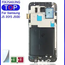 Для samsung Galaxy J5 J500 J500F J500FN J500M J500H AAA+ TFT lcd дисплей протестированный рабочий сенсорный экран рамка в сборе