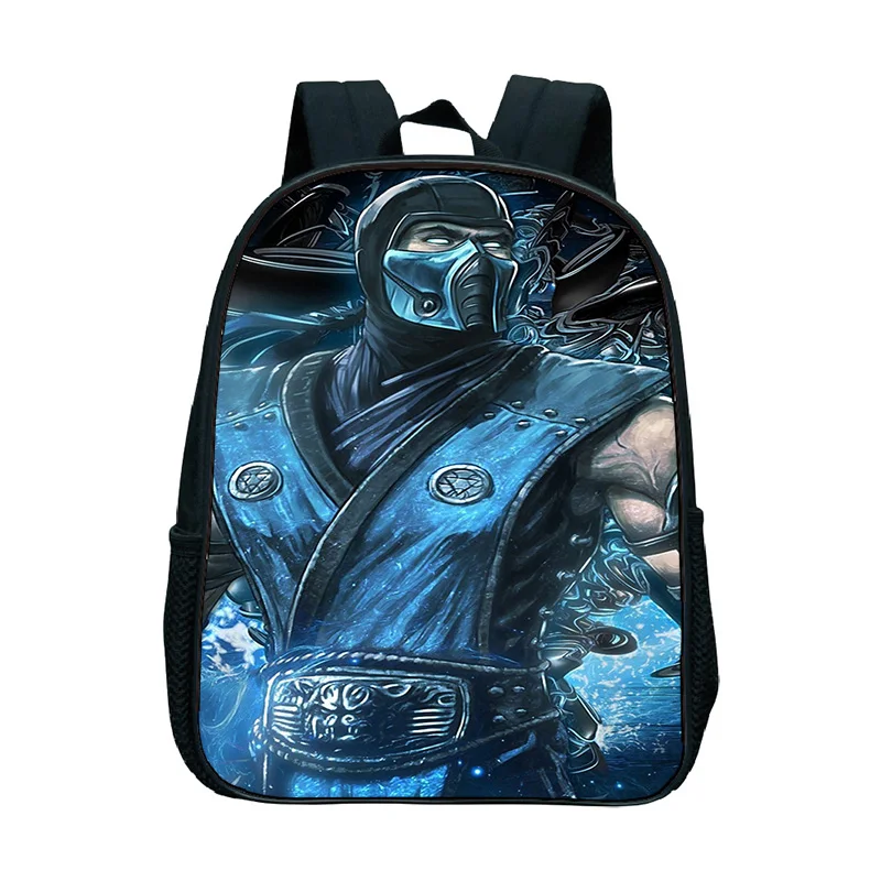 Скорпион в mmoral Kombat X маска школьные сумки для детей мини книга Mochilas красивый узор для малышей детский сад рюкзак - Цвет: 2