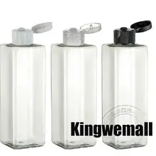 300 шт./лот емкость 250 мл воды Лосьон пустые квадратный бутылка ПЭТ-бутылки