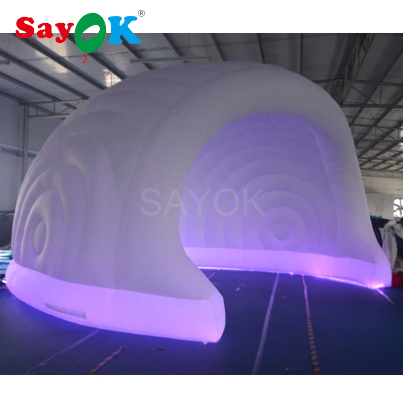 

2017 Hot sale indoor/outdoor led inflatable structure inflatable luna pod tent for event, exhibition, party