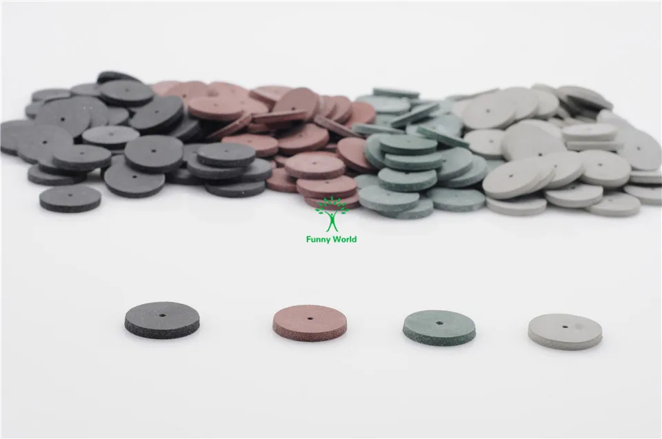 

100pcs dentist Lab Assorted Polishing Wheels Burs Silicone Polishers