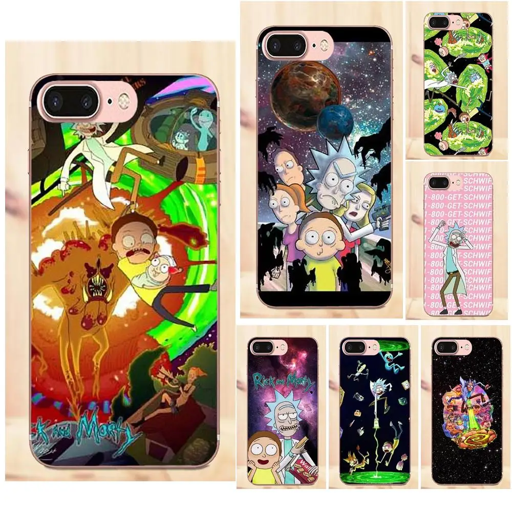 

TPU For Xiaomi Mi6 Mi 6 A1 Max Mix 2 5X 6X Redmi Note 5 5A 4X 4A A4 4 3 Plus Pro Funny Cartoon Comic Meme Rick And Morty