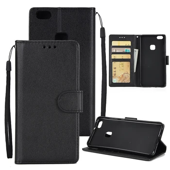 

500pcs Leather Flip With Card Slot Cover For Huawei P30 P20 Mate 20 10 Pro Lite Y9 Y6 P Smart Honor 8C 8A 8X 10i Kickstand Case