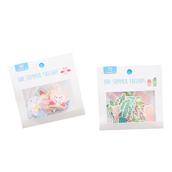 

30packs/lot kawaii small adhesive sticker DIY decorative scrapbook labels sticker for diary album children sticky wholesale