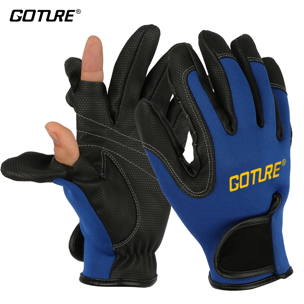 Goture Winter Fishing Gloves Waterproof Full / Half Finger