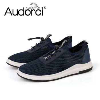 

Audorci 2018 3 Colors Men's Sport Shoes Comfortable Outdoor Walking Shoe Man Lighweight Sneakers Calzado de hombre Size 39-44