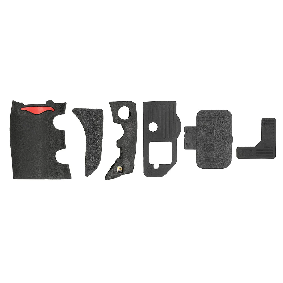 Rubber Body 3 Piece Set Cover Shell Grip Unit For Nikon D750 3M Tape /& Glue