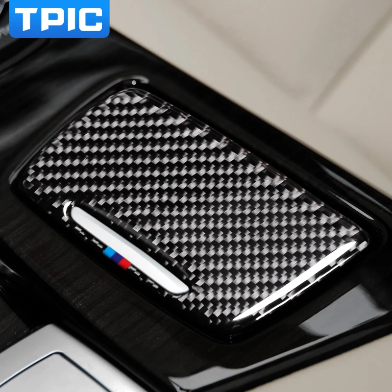 TPIC автомобильные аксессуары для интерьера bmw f10 углеволоконная пепельница