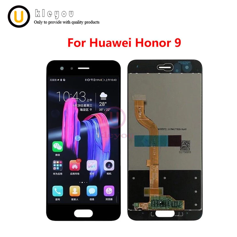 

For Huawei honor 9 LCD Display +Touch Screen Panel Digital Replacement Parts Assembly Original 5.15 inch 1920x1080P