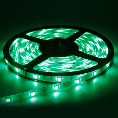 Green 5 м 300 светодиодов Водонепроницаемая RGB Светодиодная лента 5050 DC12V 60 светодиодов/м гибкая светодиодная лента домашняя декорация внутри снаружи лампа - Испускаемый цвет: Green