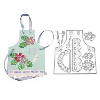 

Apron Metal Cutting Dies Stencil DIY Scrapbooking Album Stamp Paper Card Embossing Crafts Decor