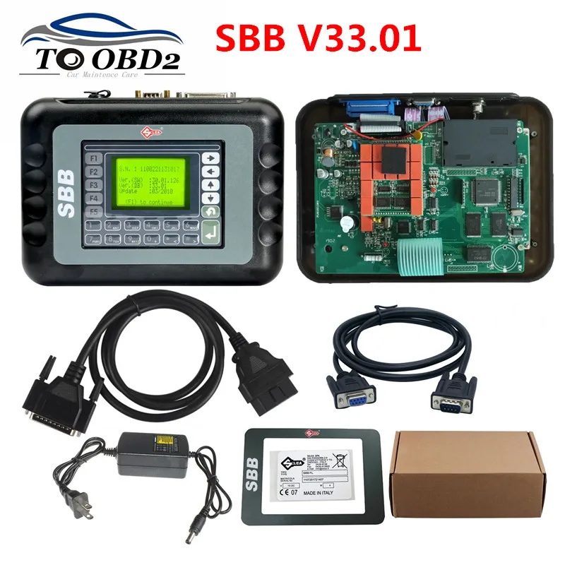 

Latest SBB 33.01 New Immobilizer Transponder Auto Car Silca Sbb Key Programmer Multi-languages Useful Key Pro Tool