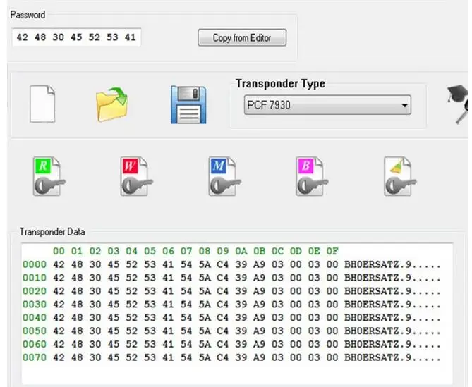 Автоматический чип транспондера PCF7930AS PCF7930 ID73 чип