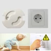 10Pcs/Lot Baby Safety Rotate Cover 2 Holes EU Standard Children Electric Protection Socket Plastic Baby Locks Child Proof Socket ► Photo 1/6