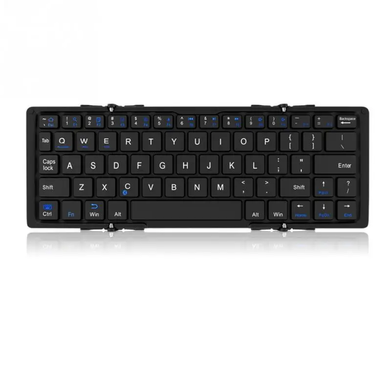 

Foldable Bluetooth Keyboard, Portable Bluetooth Keyboard for iOS, Android, Windows, PC, Tablets and Smartphone, Black