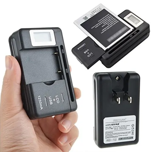 Универсальное зарядное устройство с ЖК дисплеем и USB портом|Зарядные устройства|