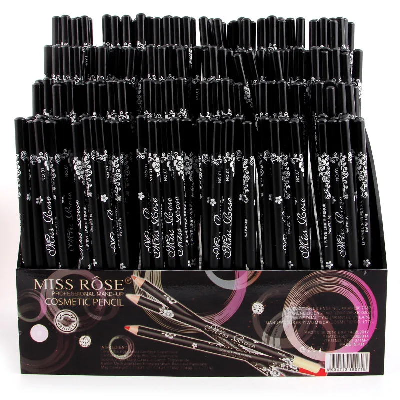 

288PCS/LOT MISS ROSE Eyebrow Pencil shadows Waterproof Longlasting Make Up Tool Maquiagem Eyebrow Pencil Eye Brow Makeup Tools