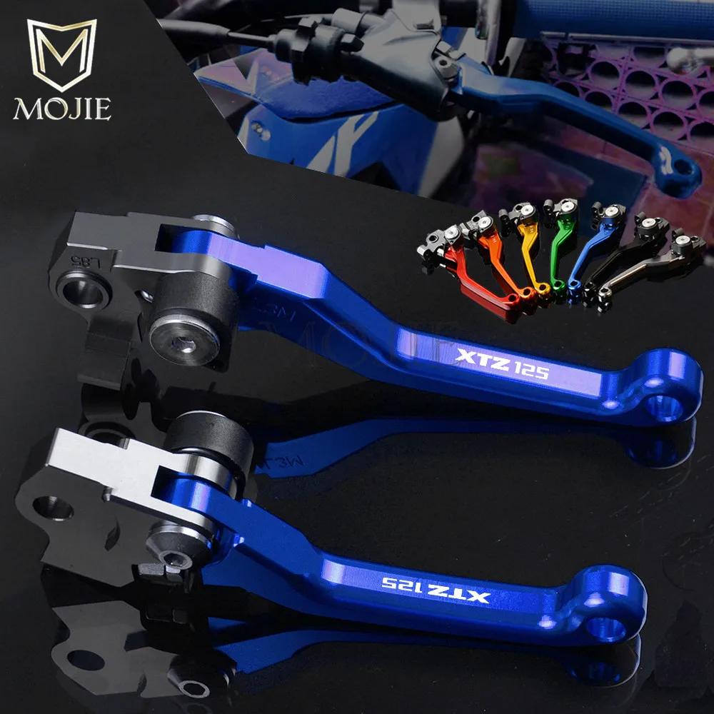 

For YAMAHA XTZ125 XTZ 125 2003-2012 2004 2005 2006 2007 2008 2009 2010 2011 Motocross CNC Pivot Brake Clutch Levers Dirt Bike