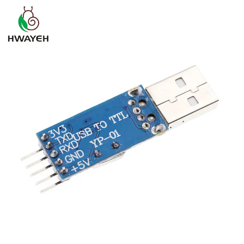 5 шт./лот PL2303 USB к RS232 TTL конвертер адаптер модуль с пыленепроницаемой крышкой PL2303HX