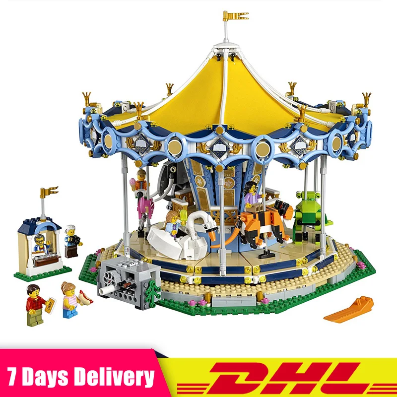 

DHL IN STOCK Lepin 15036 2705Pcs Genuine Street Series The New Carousel Set Building Blocks Bricks Compatible LegoINGlys 10257