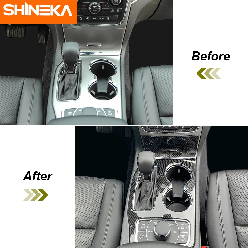 Автомобильная панель переключения передач SHINEKA из углеродного волокна держатель