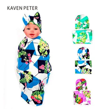 

2017 baby blankets newborn with Tire cap a set for little boys girls Receiving Blankets Swaddling Cotton Blankets Size 80*80 cm