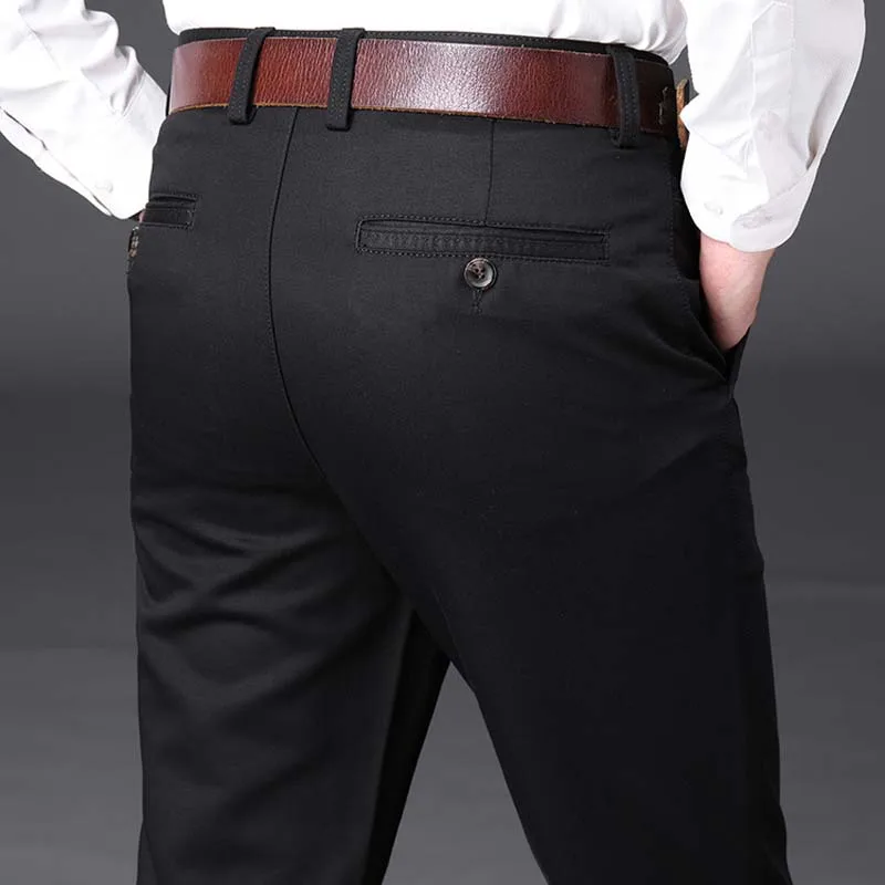 Brand Business Casual Jeans Fashion Men's Jeans Men Straight Autumn