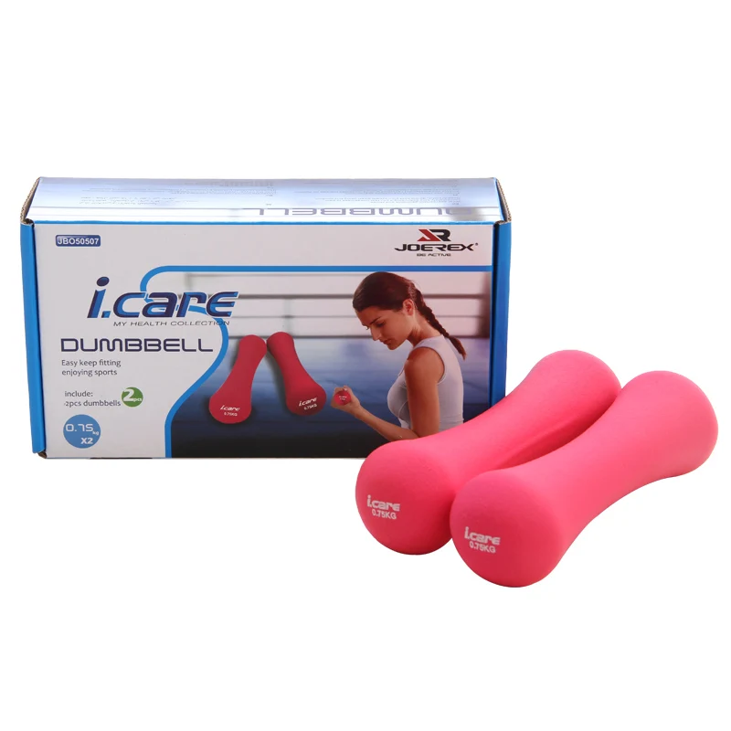 Plastic Dip in Dumbbell Home Fitness Equipment Slimming Body Building Exercise Dumbbell Hand weights Woman's Dumbbells (4)