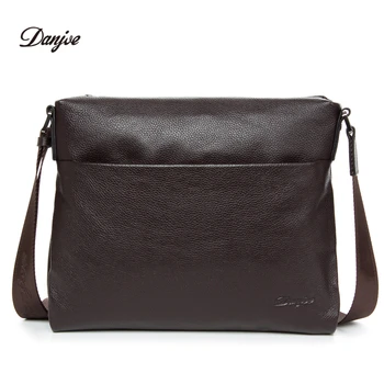 

New Men Shoulder Bag Genuine Leather Business Brand Male Cowskin High Quality New Messenger Bag