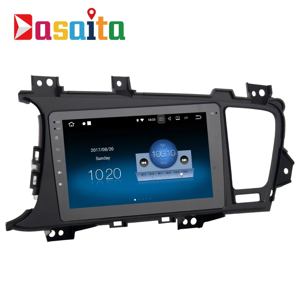 Dasaita автомобиля gps игрока Нави Android 8 1 для Kia K5 Optima 2011 2012 2013 с 2G + 16G стерео rds система