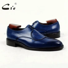 cie Round Toe Bespoke Men Leather Shoe Custom Handmade Men Shoe 100%Genuine Calf Leather Outsole Breathable Leather Shoe D132