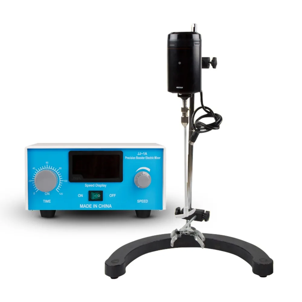 

Digital Electric Laboratory Stirrer 0-3000 rpm Scientific Instrument Mixer Liquid Mixing With Two Stir Bars Timing Adjustable