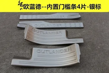 

Auto parts stainless steel Internal Welcome pedal Scuff Plate/Door Sill for 2013-2016 Mitsubishi Outlander