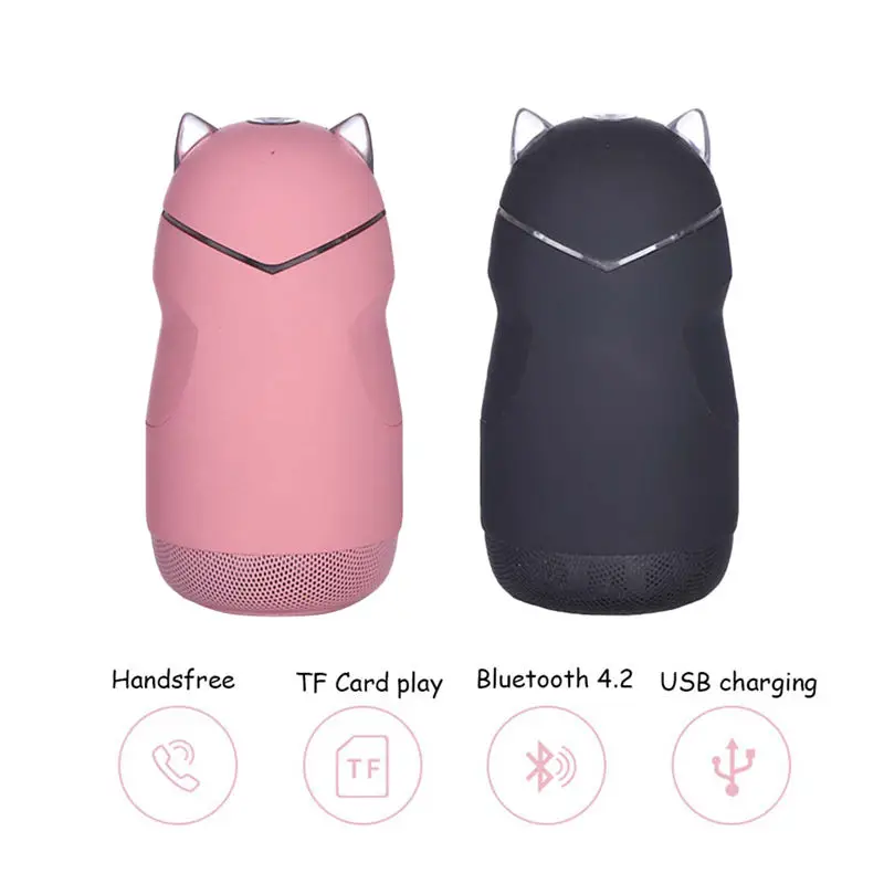 Мини-динамик Kitty Grind Arenaceous Feel Bluetooth беспроводной портативный динамик светодиодная звуковая система 3D стерео музыка объемная поддержка