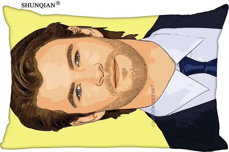 Pillowcase Chris hemsworth напечатанная наволочка мягкая наволочка 45x35 см(с одной стороны) Высокое качество заказной прямоугольник Подушка на молнии крышка - Цвет: Pillowcase