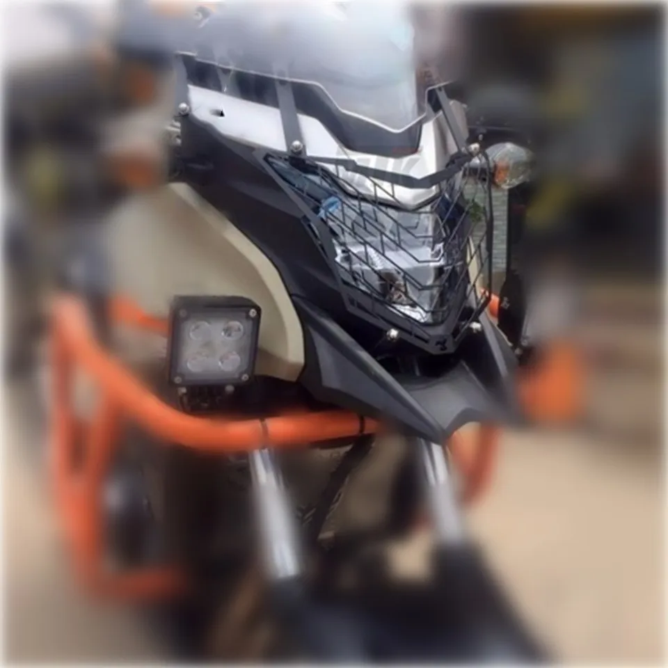 KYRUNNING Motorcycle Accessories Headlight Grille Guard Cover For HONDA