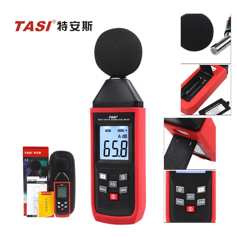 TA8151 Hosehold and Outdoor Digital Noise Meter Sound Level Meters